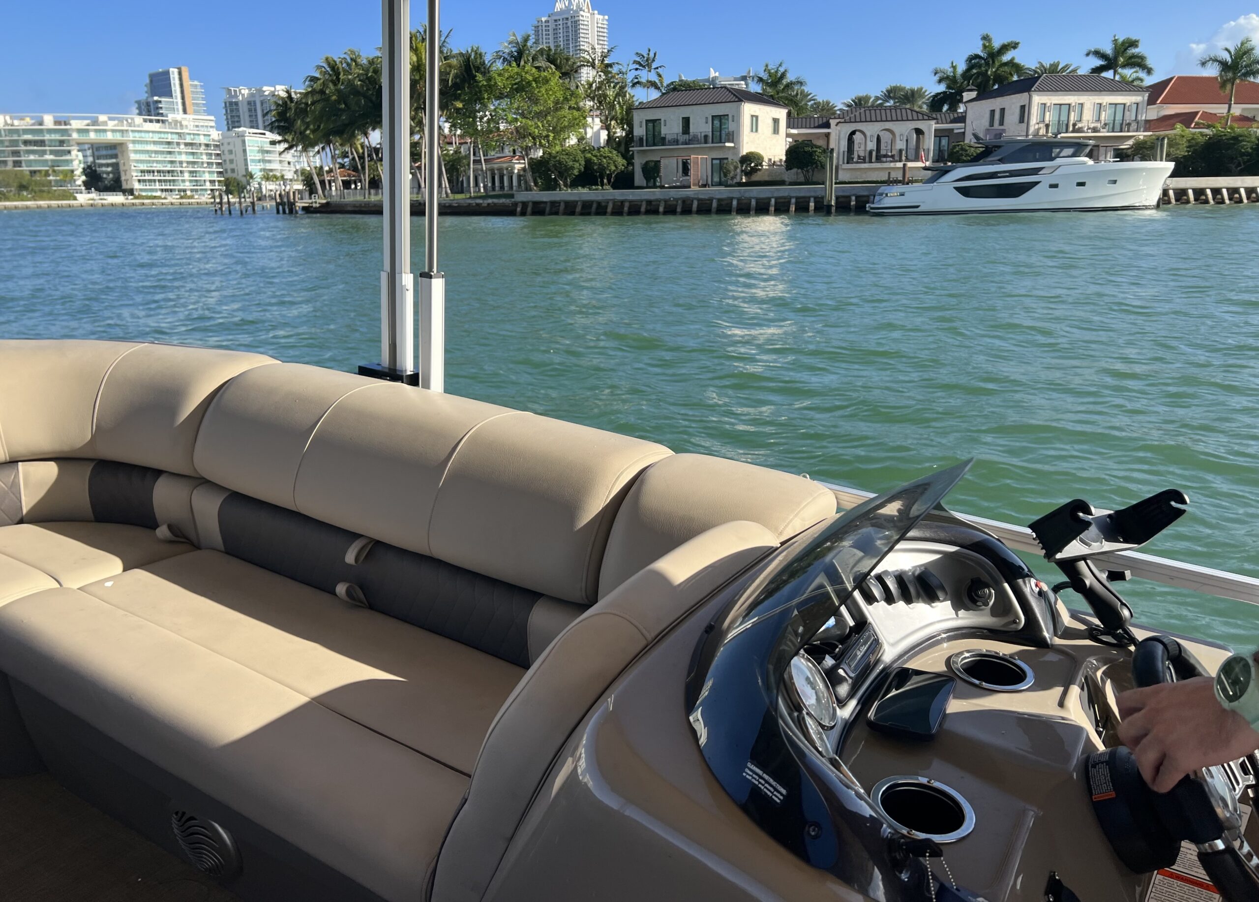 Pontoon Boat Rental Miami Beach Home